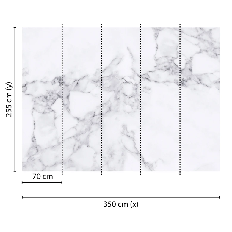 Livingwalls Fotobehang Designwalls White Marble 