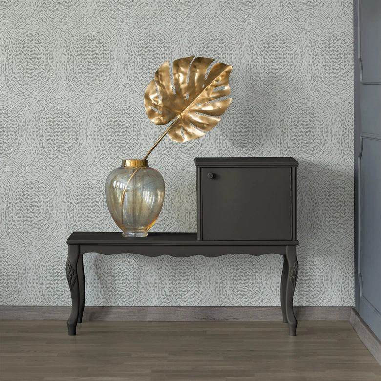Architects Paper Vliestapete Alpha geometrische Tapete mit Kreisen beige, metallic 