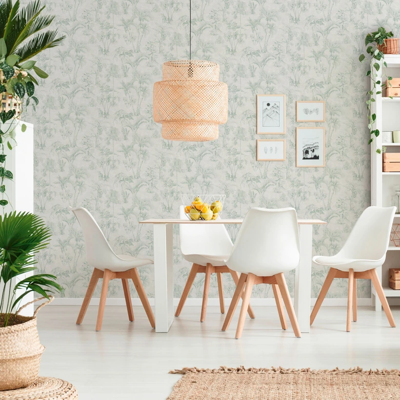 A.S. Création Cuba - Papier peint intissé jungle, gris 