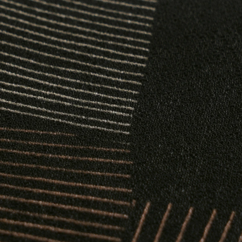 Vliestapete geometrisch Formen schwarz braun Tapete Wandtapete Geometrisch 