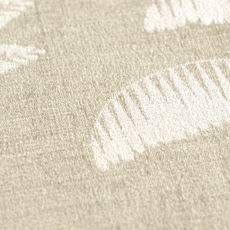 Ikke-vævet tapet palmer beige creme hvid metallisk tapet tapet blade natur 