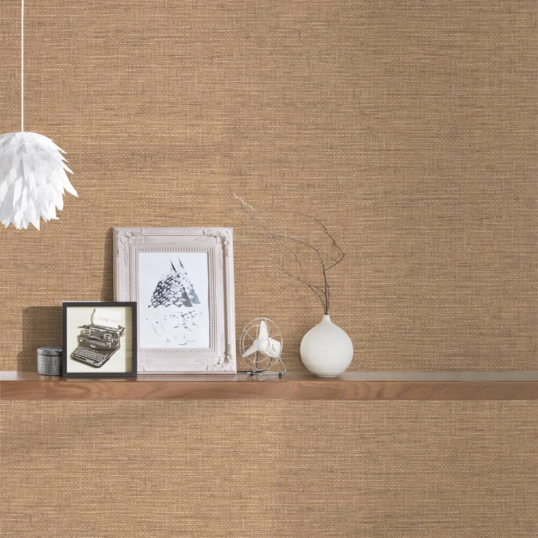 Livingwalls Tapete in Textil Optik Desert Lodge Vliestapete braun 