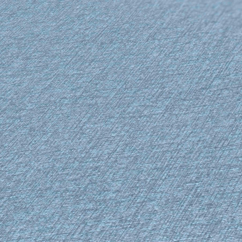 Unitapete mit Strukturmuster Blau - Tapete mit Gewebe-Optik  