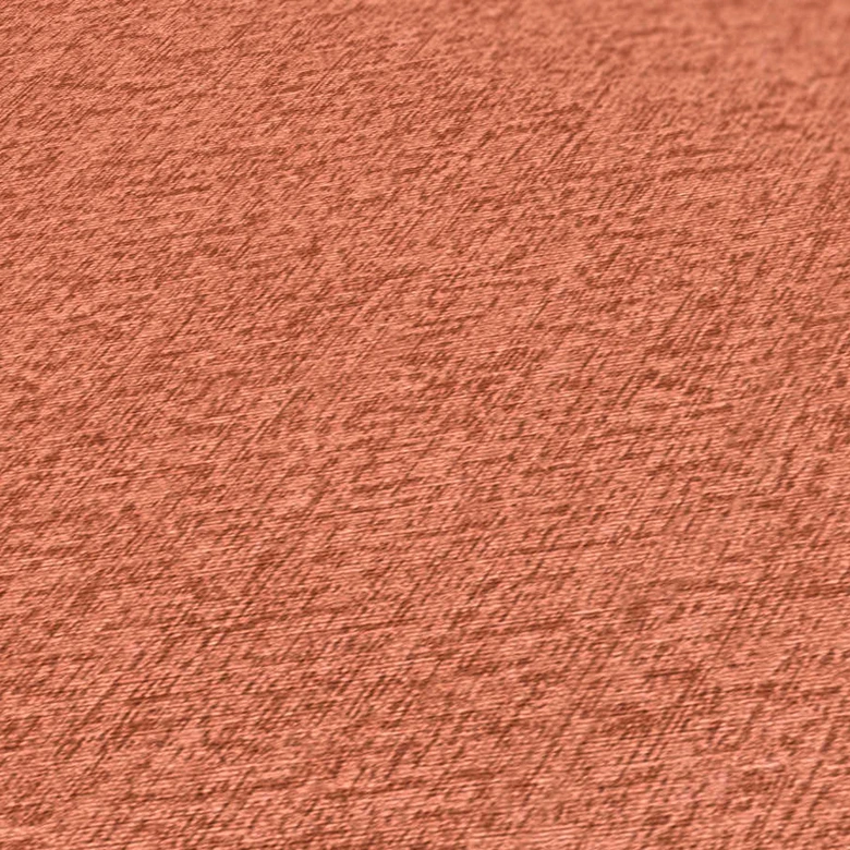 Papier peint uni avec motif structuré Rouge Orange - papier peint aspect tissé 