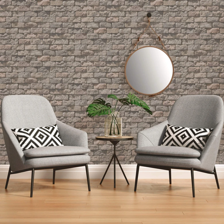 A.S. Création Behang il Decoro - Papierbehang - Steen 