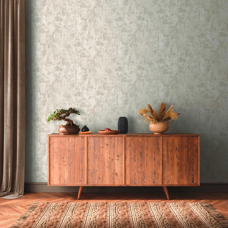 Papel pintado tejido-no tejido en rafia beige blanco oro - papel pintado metalizado texturado - papel pintado texturado 