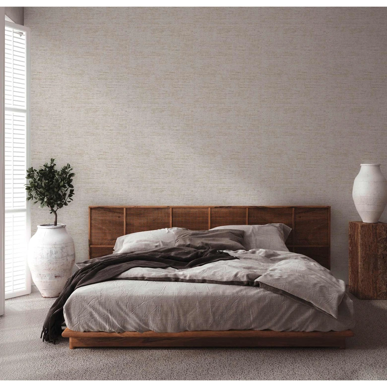 Tapeta flizelinowa Livingwalls Metropolitan Stories tapeta teksturowana Mio Tokio beżowa, szara, metaliczna 