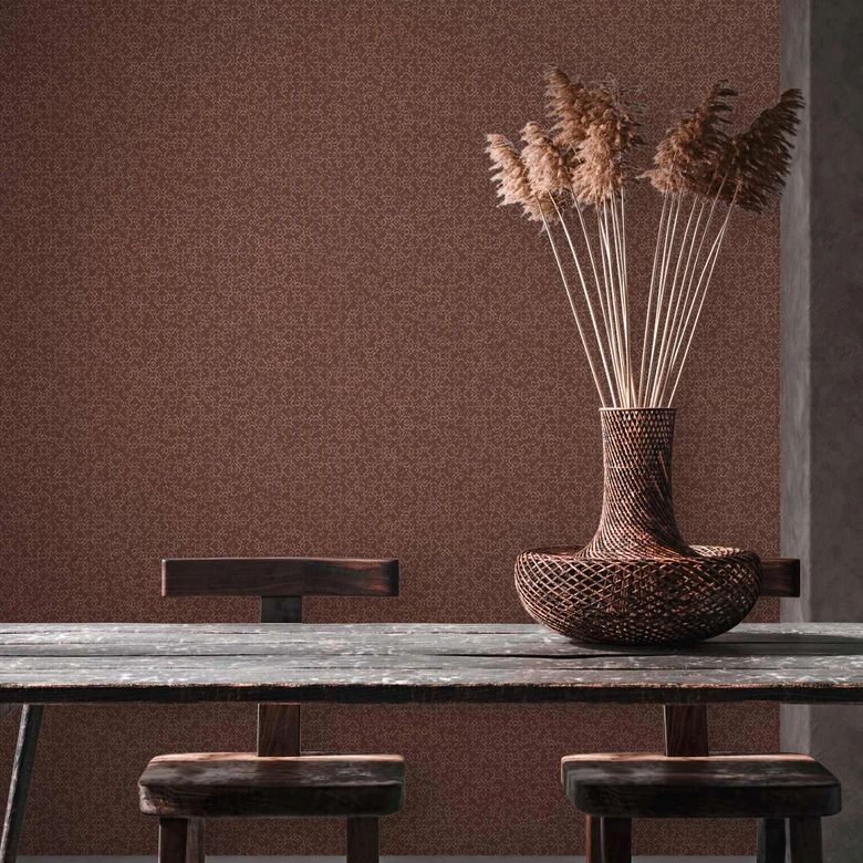 Livingwalls non-woven tapet Metropolitan Stories orientalisk tapet Said Marrakech brun, röd 
