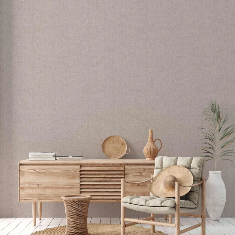 Papel pintado tejido-no tejido de Livingwall Papel pintado unicolor de la unidad Metropolitan Stories Ava New York beige 