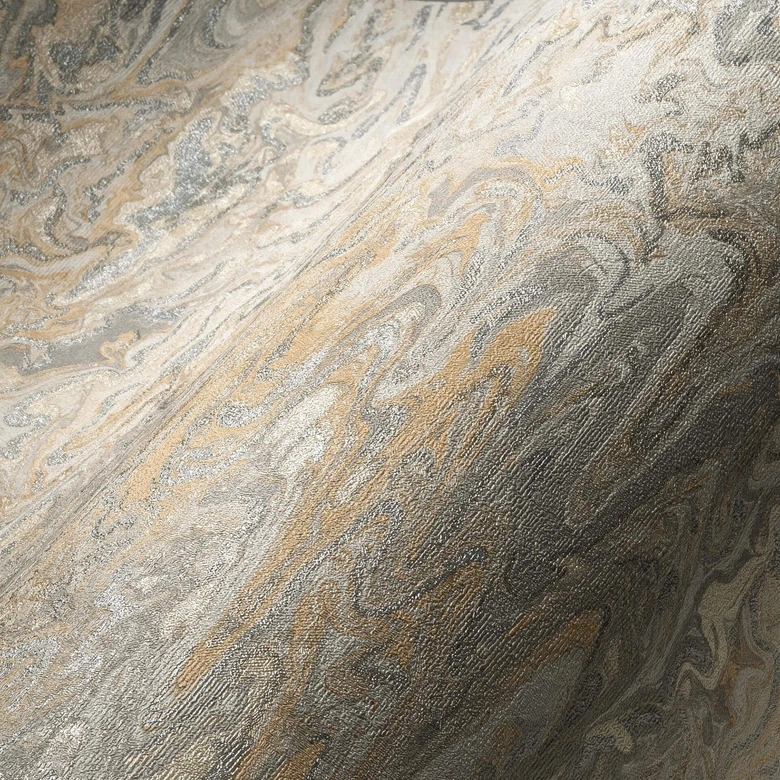 Livingwalls abstrakte Tapete My Home My Spa Vliestapete Feminine Powdery Home hellorange, beige 