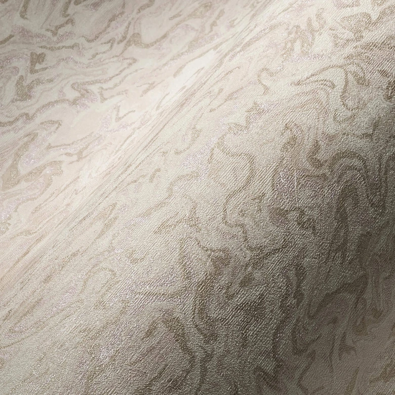 Livingwalls abstrakte Tapete My Home My Spa Vliestapete Feminine Powdery Home creme, pastelviolett 
