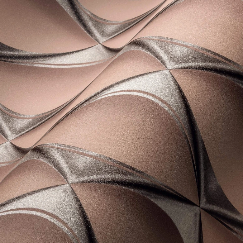 Livingwalls 3D Tapete My Home My Spa Vliestapete Feminine Powdery Home rosa, silber 