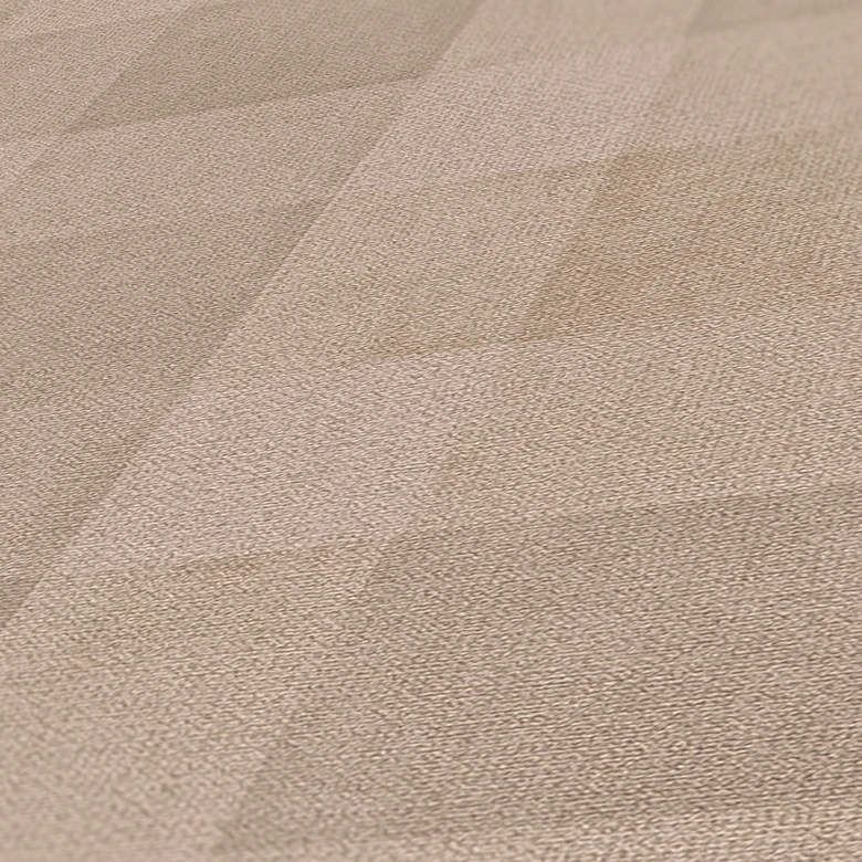 Karo Tapete Vliestapete - Landhaus Tapete von Braun Beige PVC-Frei A.S. Création 386641  