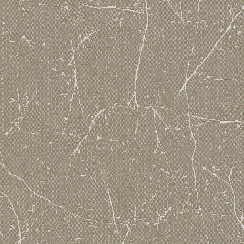 Papier peint nature floral gris marron - papier peint style campagne - papier peint intissé salon bureau 