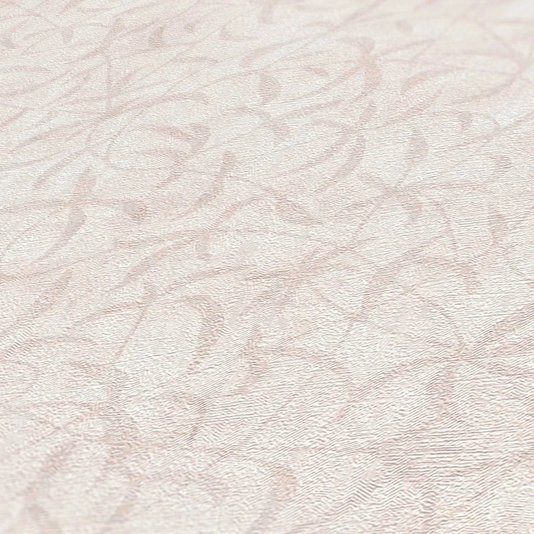 Papier peint fleurs gris crème - papier peint nature style campagne - papier peint intissé salon couloir 