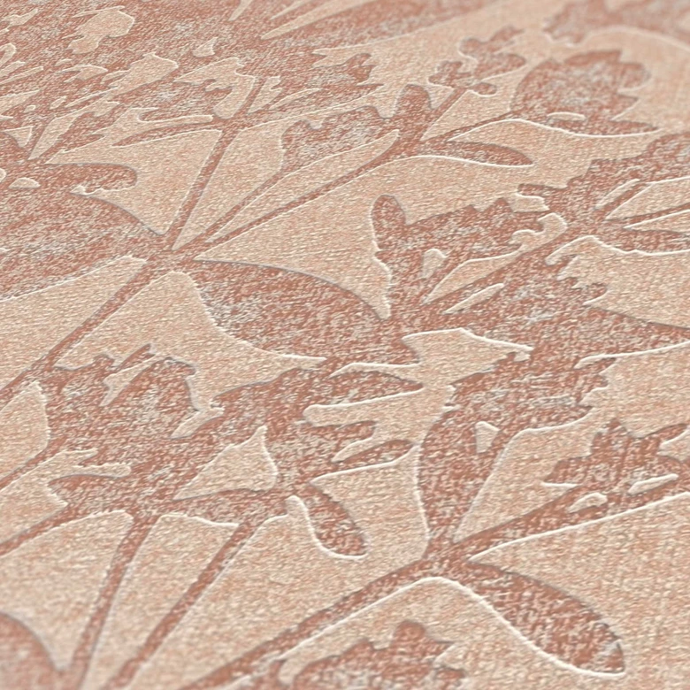 papier peint maison de campagne beige - papier peint molletonné salon - papier peint floral chambre salle à manger 