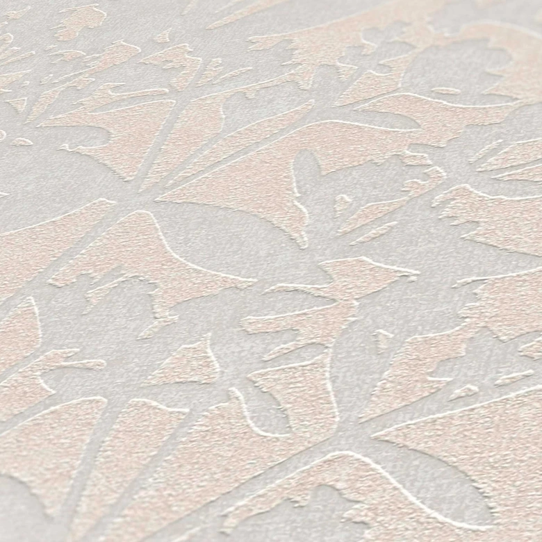 papier peint maison de campagne crème blanc - papier peint molletonné chambre à coucher - papier peint floral salon cuisine 