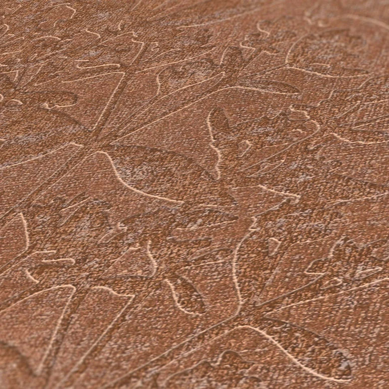 brown beige country house wallpaper - fleece wallpaper living room - floral wallpaper bedroom hallway 