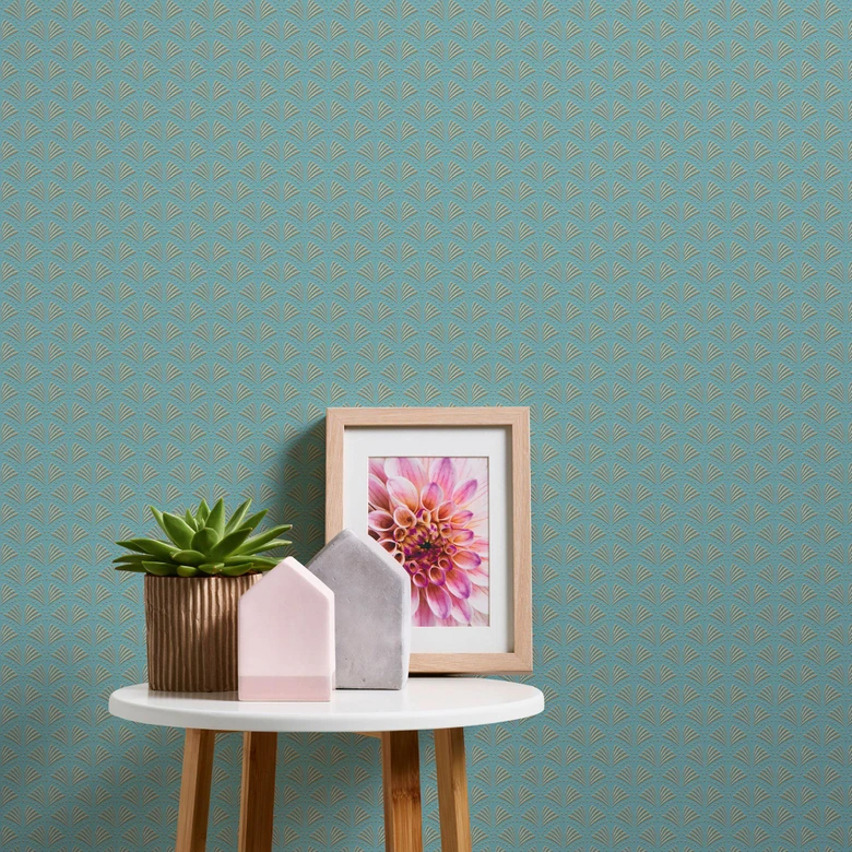 A.S. Création Trendwall 2 - Papier peint intissé de designer, bleu 