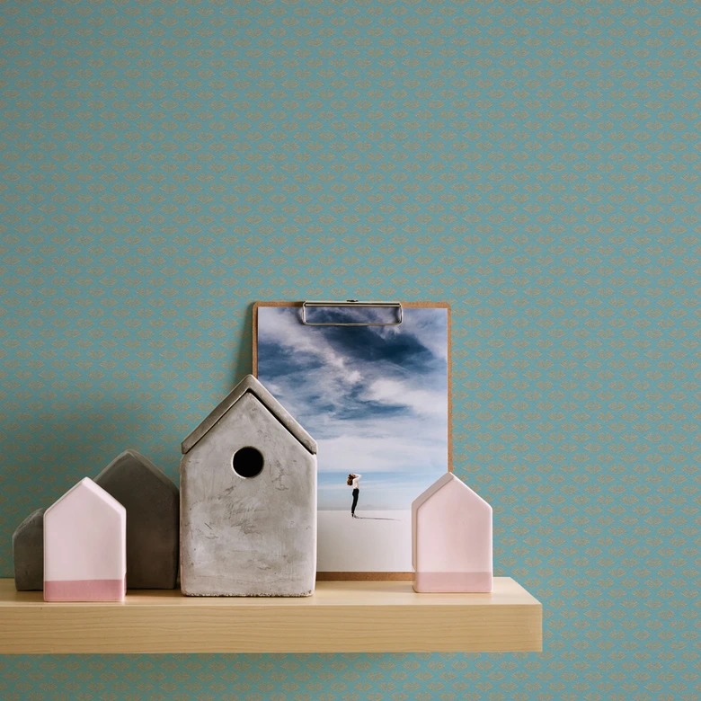 A.S. Création Trendwall 2 - Papier peint intissé de designer, bleu 