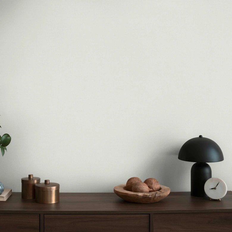 Unit wallpaper light gray - non-woven wallpaper with a fine texture for subtle elegance 