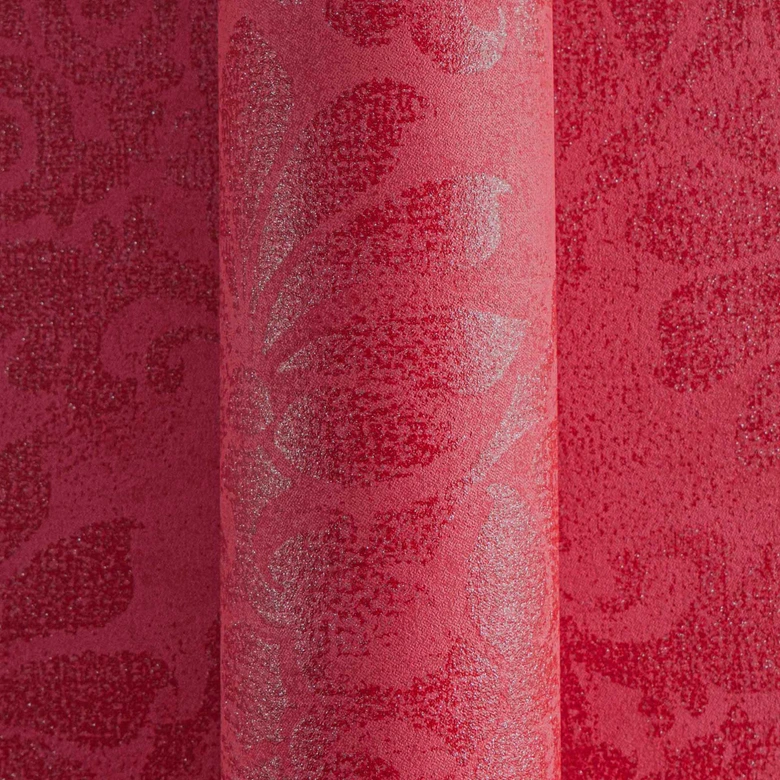 A.S. Création Vliestapete Memory Barocktapete mit Ornamenten Glitzereffekt metallic, rot 