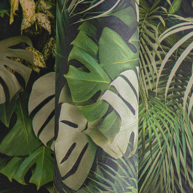 Dschungel Tapete Grün Palmen-Blätter Vliestapete Pflanzen Küche Wohnzimmer Schlafzimmer von A.S. Création 