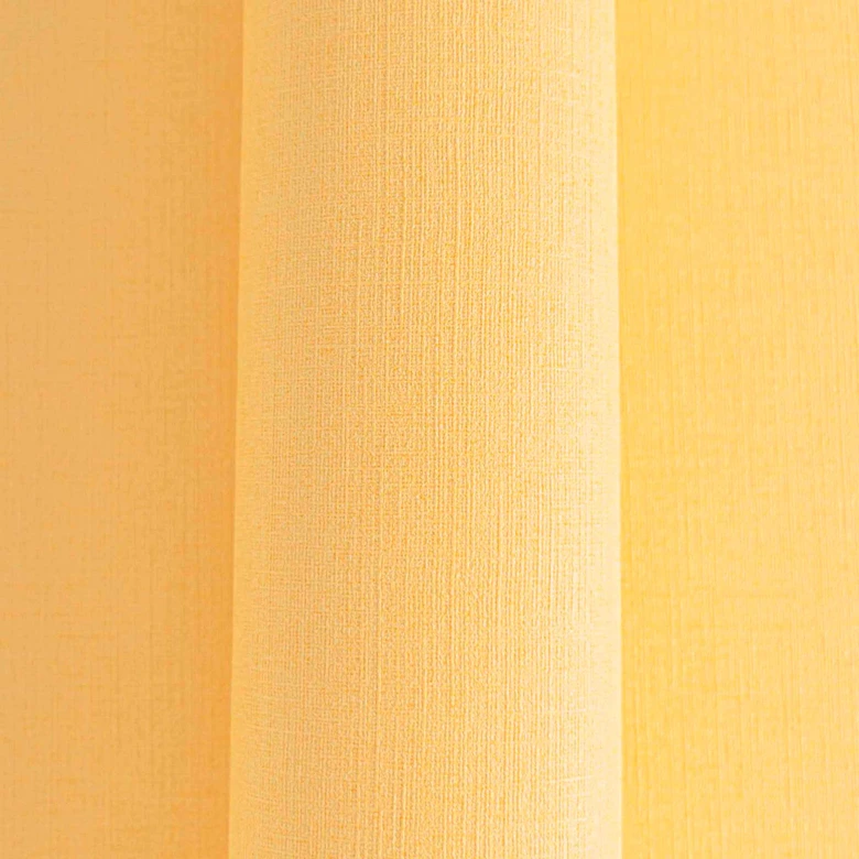 Papier peint intissé uni jaune avec une légère structure textile de A.S. Creation 