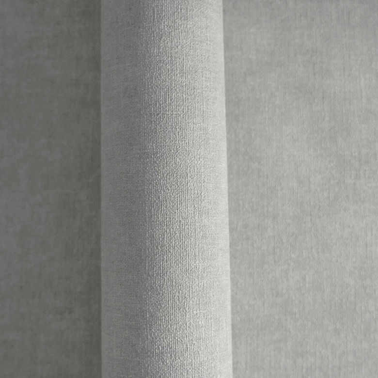 Cool grijs textielstof behang - eenvoudige elegantie vliesbehang 