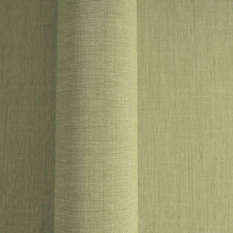 Livlig non-woven tapet i gräsgrönt med en subtil struktur - Uppfriskande väggdesign 