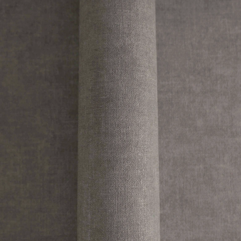 Anthrazit Leinenstruktur-Tapete - Elegante Vliestapete für ein modernes Ambiente 