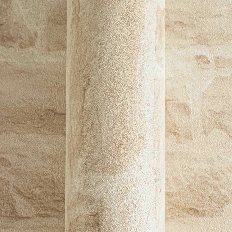 A.S. Création Vliestapete Wood and Stone Tapete in Steinoptik Naturstein beige, creme 