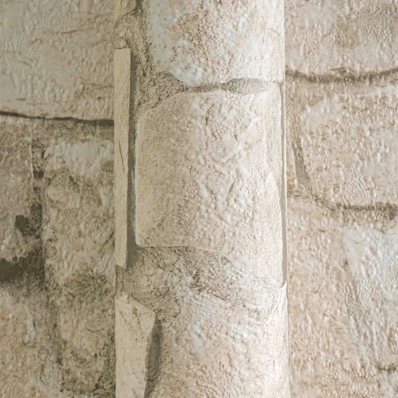 A.S. Création Il Decoro Papier peint effet brique - Beige 