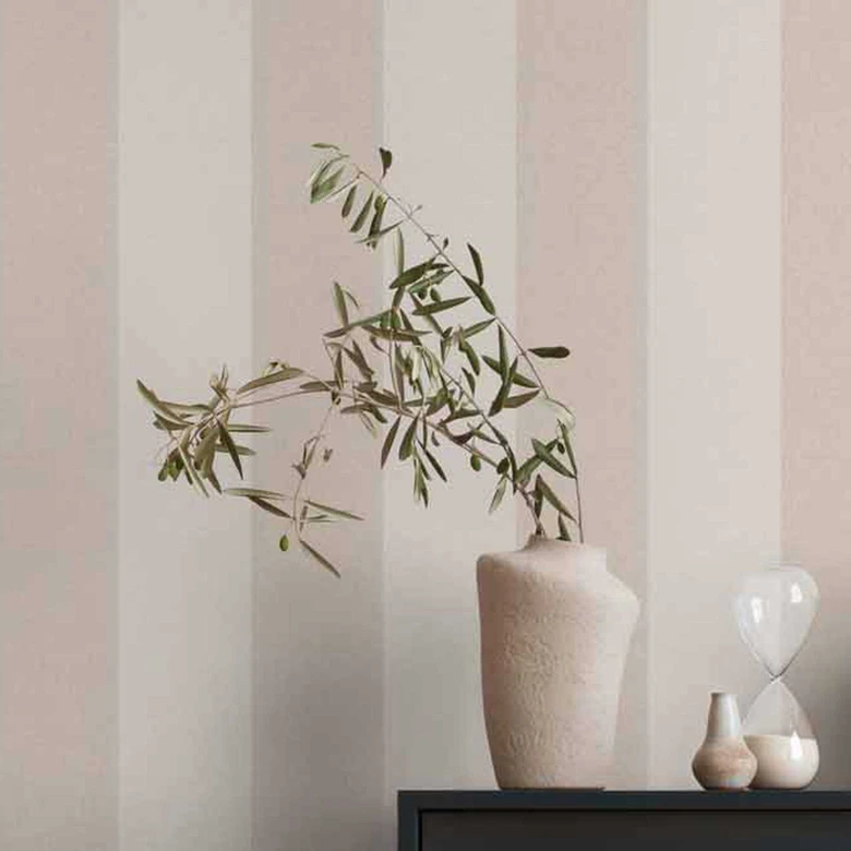 A.S. Création Wallpaper Scandinavian Blossum Beige, Brown, Cream 