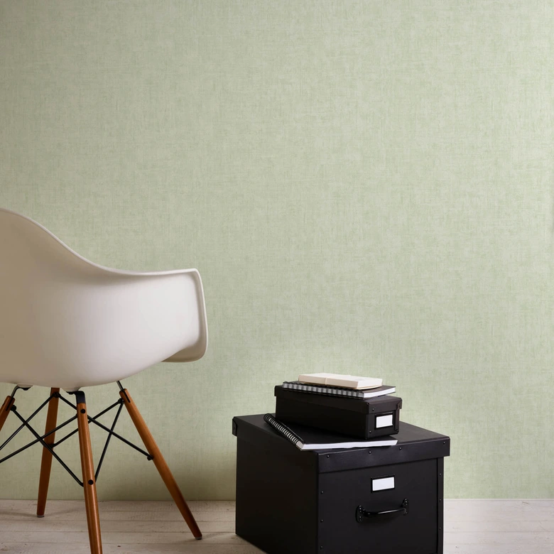 A.S. Création Papier peint Intissé Greenery uni vintage vert 