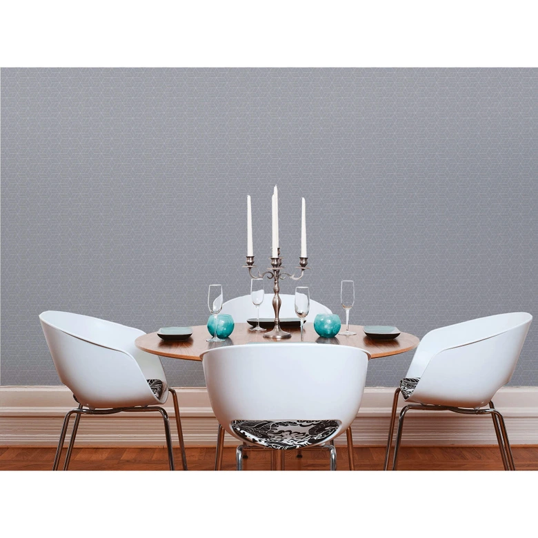 Livingwalls papier peint intissé Metropolitan Stories papier peint Lizzy Londres gris;métallisé 