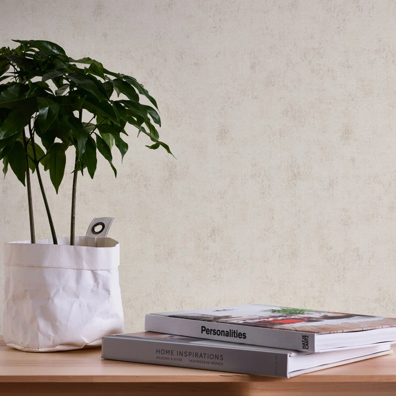 A.S. Création Vliestapete Neue Bude 2.0 Unitapete einfarbig beige, creme 