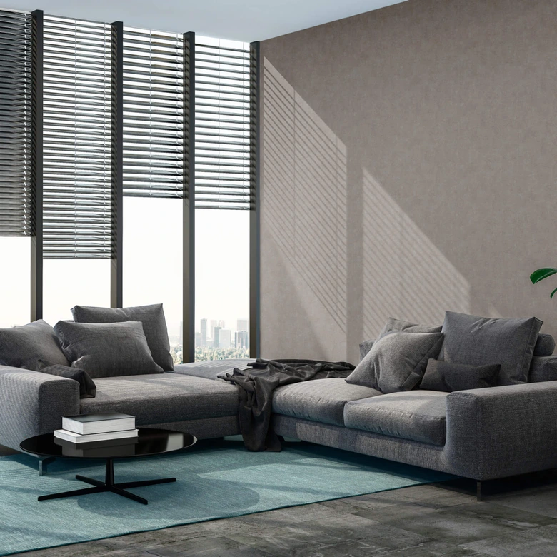 Livingwalls Papier peint intissé New Walls Loft Living effet béton gris  