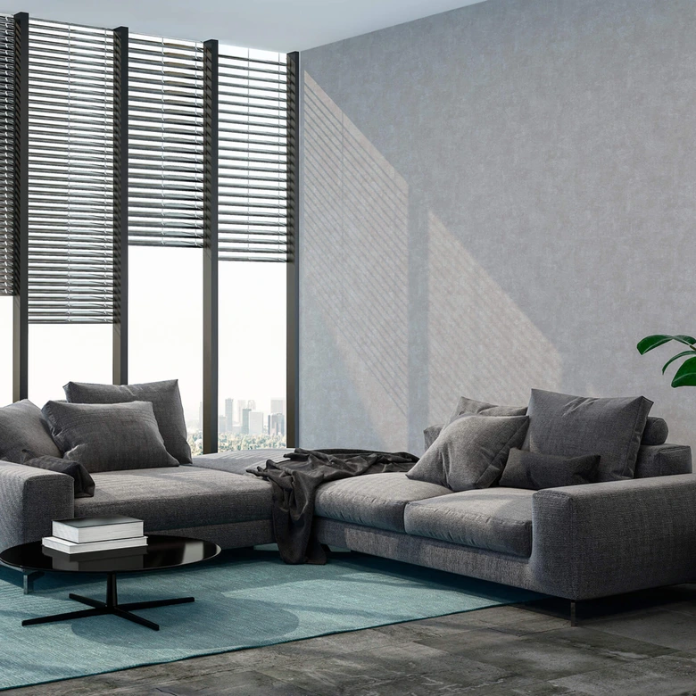 Livingwalls Papier peint intissé New Walls Loft Living effet béton gris  