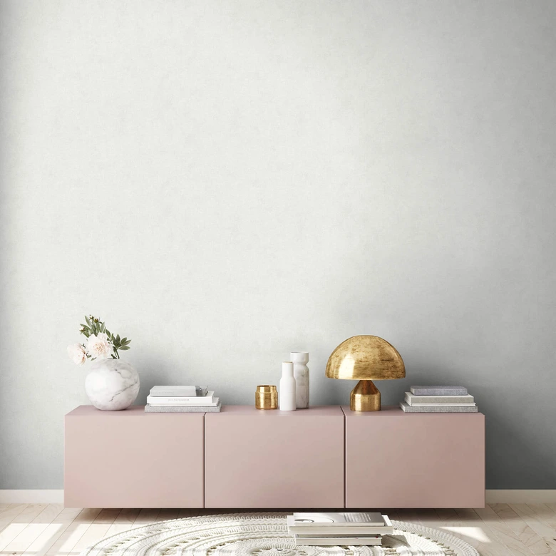 Livingwalls Vliestapete New Walls Unitapete einfarbig grau 