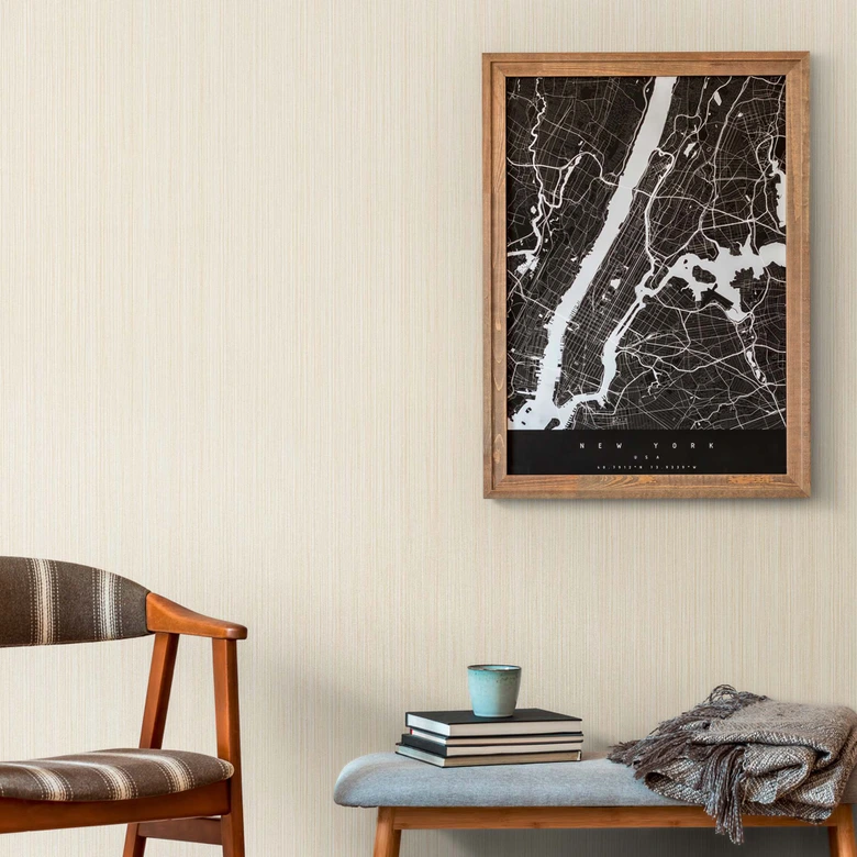 Tapete Beige Creme einfarbig Vliestapete Modern für Wohnzimmer, Schlafzimmer 