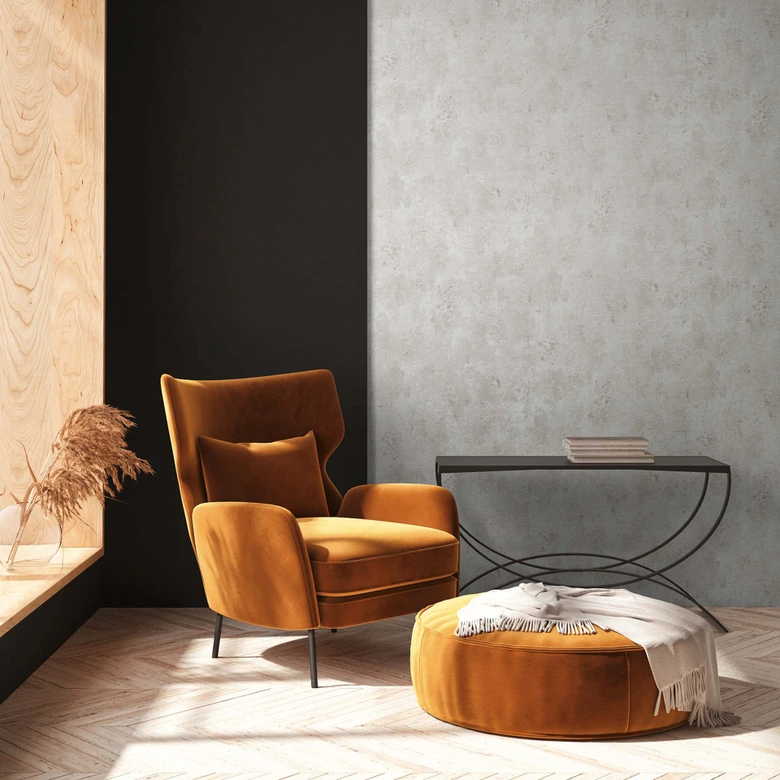 A.S. Création non-woven tapet BOS - sten look beton look lys grå, beige, grå 