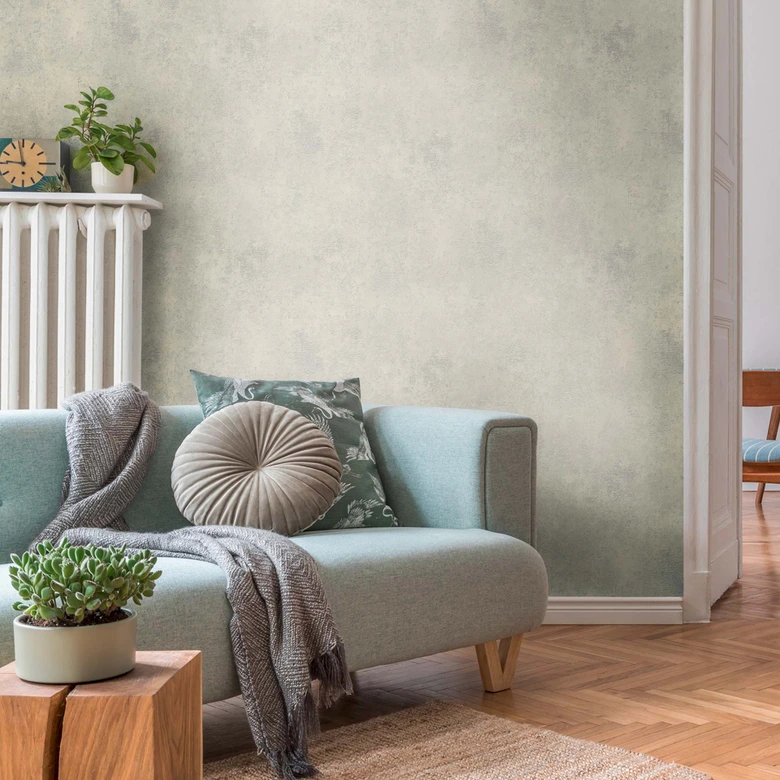 A.S. Création Vliestapete The BOS - papier peint structuré blanc, gris, argenté 