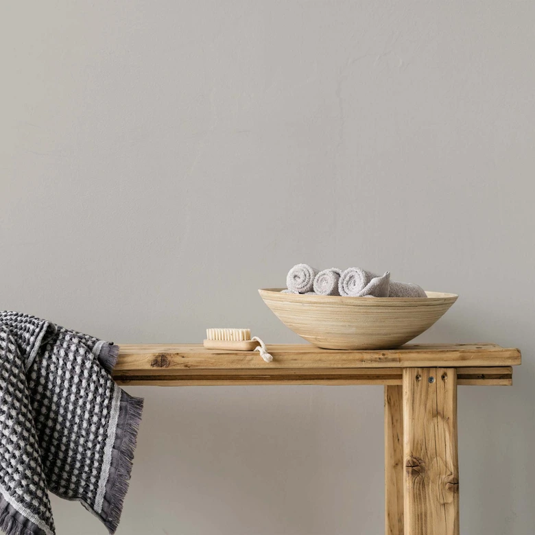 Taupe Wandfarbe seidenmatt I Opened Oyster | Atmosphäre zurückhaltender Eleganz schaffend | THE COLOR KITCHEN 