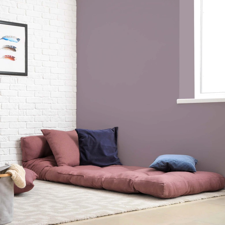 Violett Wandfarbe seidenmatt I Feminine Fig | vitalisierender Raumcharakter | THE COLOR KITCHEN 