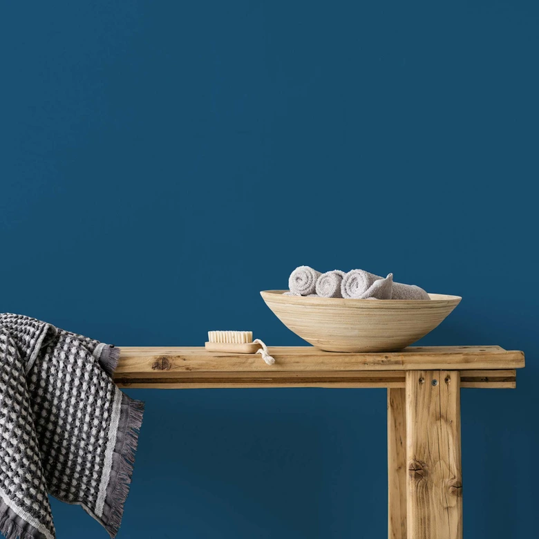 Blau Wandfarbe seidenmatt I Classic Cornflower | mit beruhigender Wirkung | THE COLOR KITCHEN 