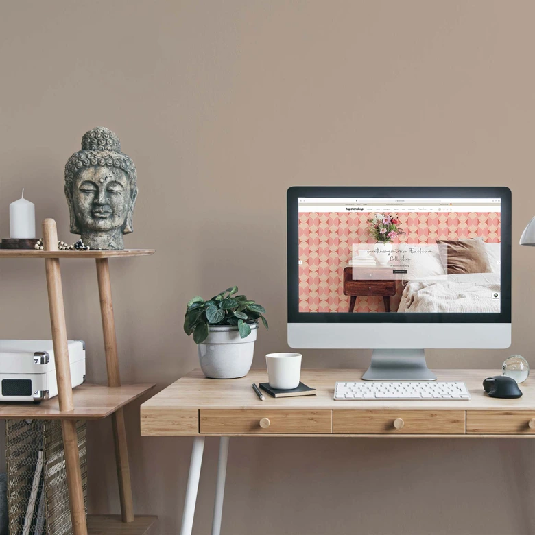Beige Wandfarbe seidenmatt I Matte Mushroom | Raum öffnend und beruhigend | THE COLOR KITCHEN 