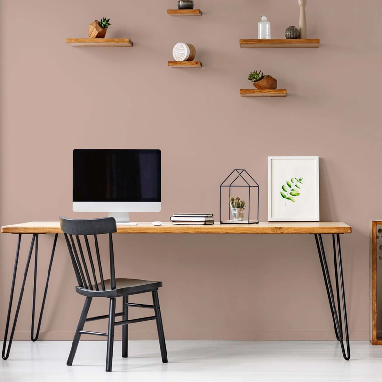 Braun Wandfarbe seidenmatt I Icy Chocolate | behagliche und ruhige Raumatmosphäre schaffend | THE COLOR KITCHEN 