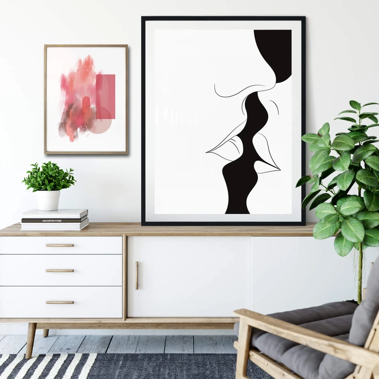 Poster Nordic Creators - White Kiss 
