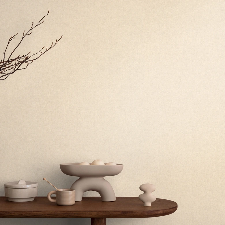 COSMOPOLITAN papier peint uni avec structure Beige - papier peint intissé uni chambre à coucher 